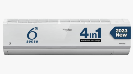 Whirlpool 1.5 Ton 4 Star, Flexicool Inverter Split AC (Copper, Convertible 4-in-1 Cooling Mode, HD Filter 2023 Model, S3I3AD0, White)