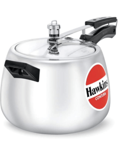 Hawkins Contura Aluminium Inner Lid Pressure Cooker, 6.5 Litre, Silver (HC65)