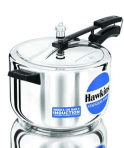 Hawkins Stainless Steel 8L Pressure Cooker with Induction Compatible