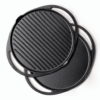Meyer Pre-Seasoned Cast Iron 2 in 1 Grill and Griddle Pan | Cast Iron Tawa for Dosa | Iron Cookware for Kitchen | Roti Tawa Cast Iron | Cast Iron Grill Pan | Iron Tava Big Size, 30cm, Black