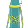 MILTON Angelina 1000 Plastic Insulated Flask, 820 ml, Aqua Green | BPA Free | Food Grade | Easy to Carry | Odour Free