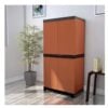 Nilkamal Freedom Mini 18 (FMSC18) Plastic Cabinet for Shoe Storage | Space Organizer | Shoe Rack | for Living Room Home & Office (Rust)