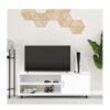 Nilkamal Cora Engineered Wood TV Entertainment Unit with 2 Shelves (Finish Color - Oak White)