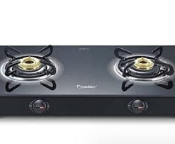 Prestige Gst Royale Plus Schott Glasstop Gt02, 2 burner, Manual, Black