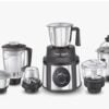 Prestige Endura 1000W Mixer Grinder, 6 Jars (1500 ml, 1000 ml, 1500 ml, 450 ml) (Black, Silver)