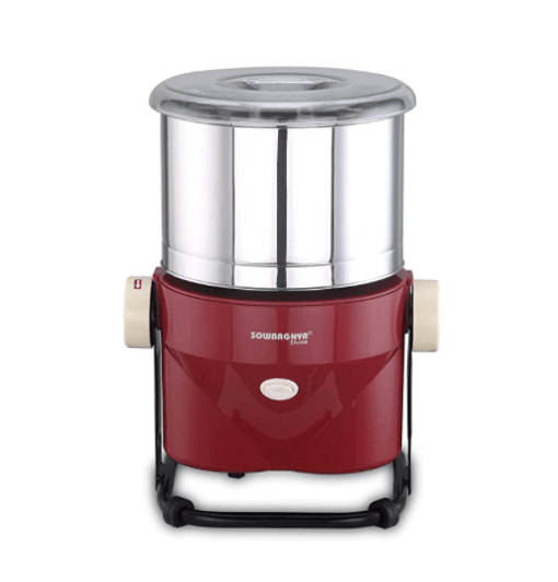 Sowbaghya Shree 2 Ltr Wet Grinder (Tilting Model) (With Attachments) Table Top Wet Grinder | Heavy Duty Motor | Ideal for Your Kitchen | 2ltr Wet Grinder for All Kinds of Batter for South Indian Dishes