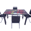 DINNING SET FDT 30560F/230281 - 4 Piece Set for Home & Kitchen