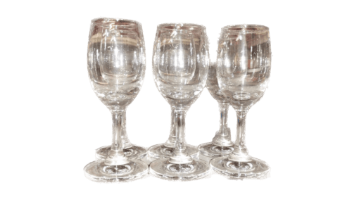 wine glass long 6 pcs set