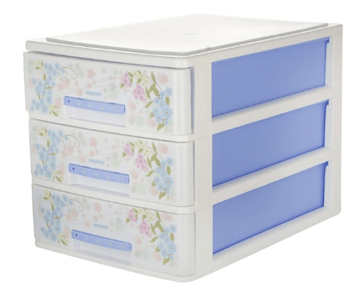 Nayasa Tuckins Deluxe Storage System (Blue), Rectangular, Set of 1, Drawer