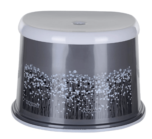 Nayasa Aarohi13 Bathroom Stool (Glossy, Grey Funk Stool)