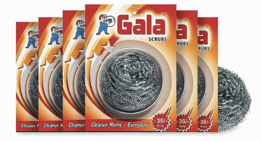 Gala Steel Scrubber Combo Set (Pack of 6)
