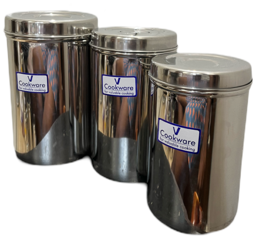 Stainless Steel Container Tall Canister