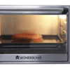Wonderchef Oven Toaster Griller (OTG) - 60 litres, Steel with Rotisserie, Auto-Shut Off, Heat-Resistant Tempered Glass, 6-Stage Heat Selection Bake, Grill, Roast | Easy clean