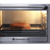 Wonderchef Oven Toaster Griller (OTG) - 48 litres, Steel with Rotisserie, Auto-Shut Off, Heat-Resistant Tempered Glass, 6-Stage Heat Selection Bake, Grill, Roast | Easy clean