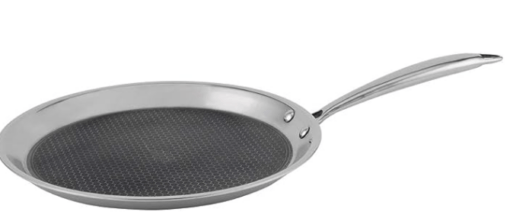 Wonderchef Stanton Stainless Steel 30 cm Nonstick Dosa Tawa | Non Stick Tawa | 2.5 mm | Black