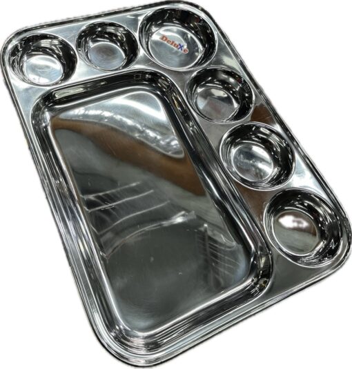 Stainless Steel Tiffin Plate - Durable & Stylish for Home & Kitchen - Image 3