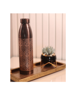 Antique Copper Water Bottle | Elegant Pure Copper Bottle | VelanStore