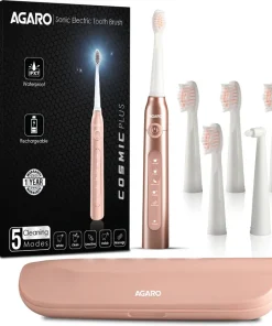 AGARO Cosmic Plus Sonic Electric Toothbrush  (Rosegold)