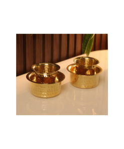 Traditional Brass Dabarra Set for Coffee – South Indian Filter Coffee Tumbler & Bowl (Set of 2)